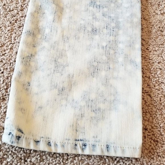 ❤CHICOS Platinum size 6 Polka dot crop jeans- Like New! - Picture 11 of 13